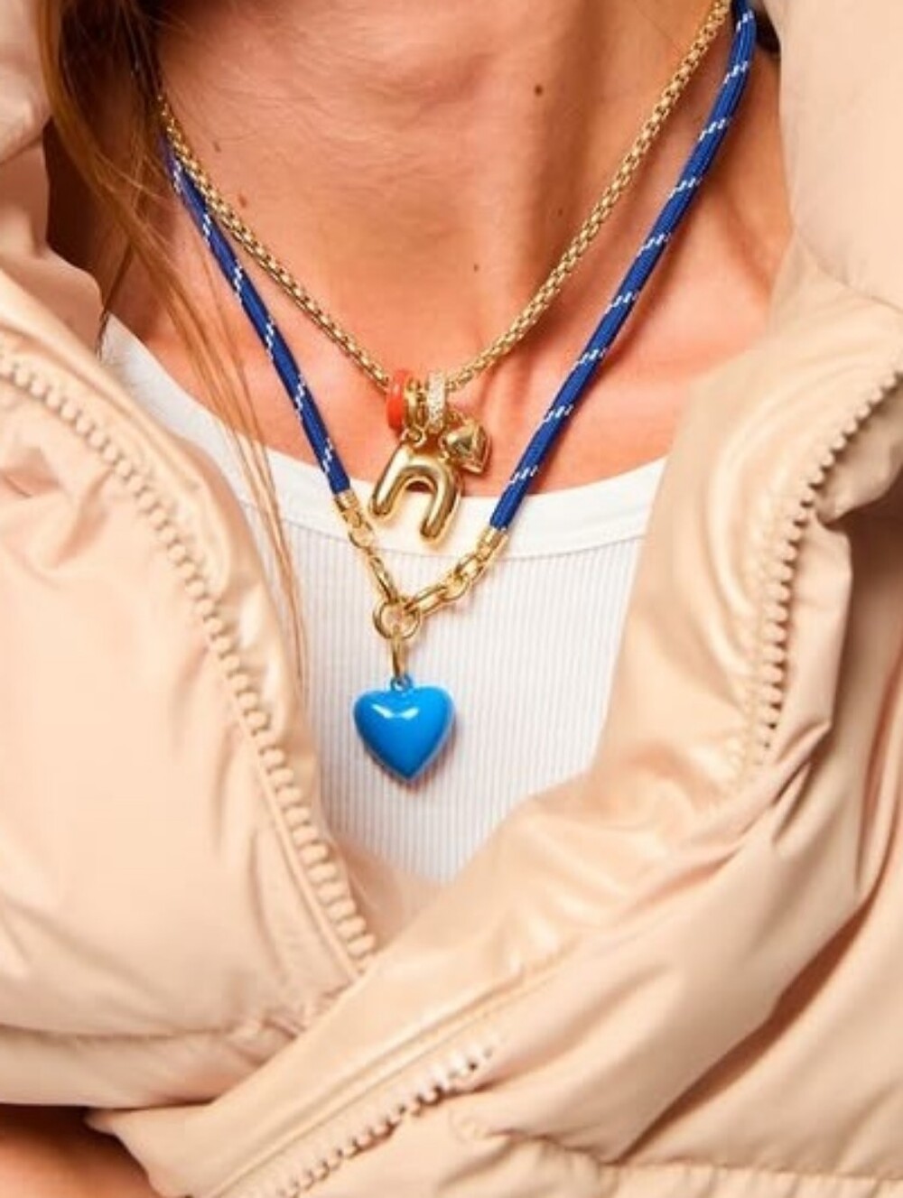 Roxanne Assoulin The Happy Cord Charm Necklac